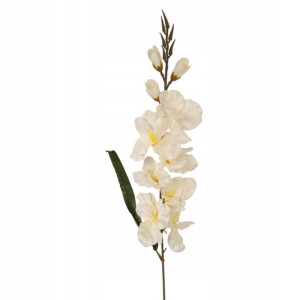 GLADIOLA BIAŁA Kwiaty sztuczne Goliat