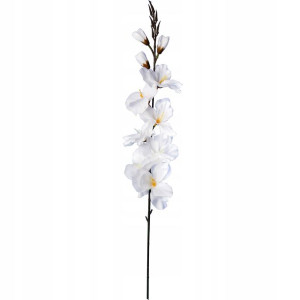 Gladiola Biała Kwiaty Sztuczne Goliat