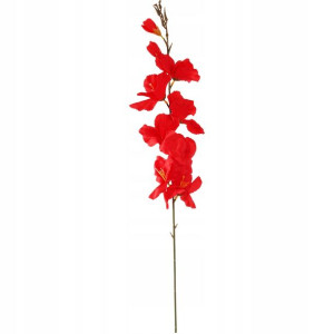 Gladiola Czerwona Kwiaty Sztuczne Goliat
