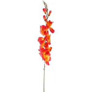 Gladiola Pomarańczowa Kwiaty Sztuczne Goliat