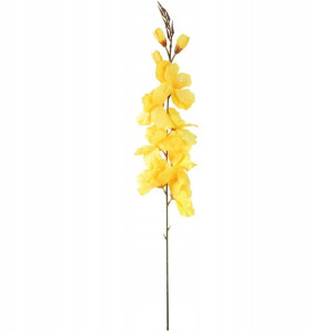 Gladiola Żółta Kwiaty Sztuczne Goliat