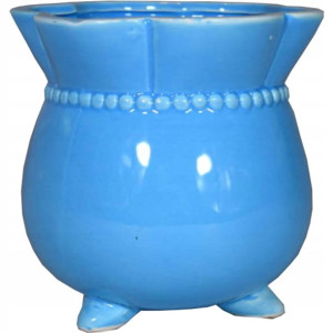 Osłonka ceramiczna w turkus ozdoba dekoracja dom