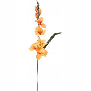 GLADIOLA ŻÓŁTA 70cm sztuczny kwiat