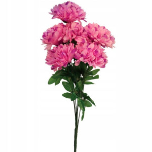 BUKIET 6 CHRYZANTEM RÓŻOWYCH 72 CM kwiaty sztuczne