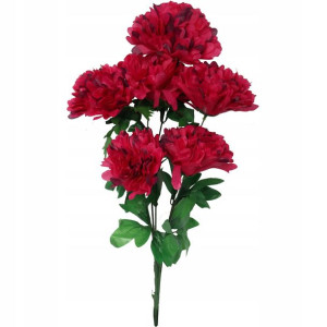 Bukiet 7 Chryzantem 72cm Bordowy Goliat Kwiaty