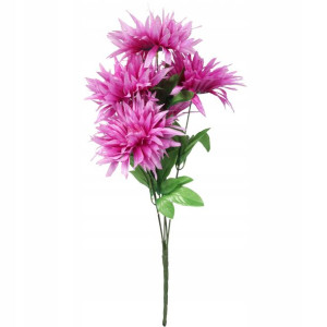 Bukiet 5 Chryzantem 58cm Fioletowy Goliat Kwiaty