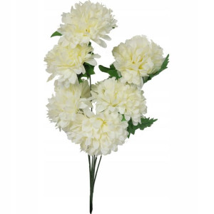 Bukiet 7 Chryzantem 72cm Biały Goliat Kwiaty