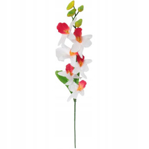Storczyk Kwiat Sztuczny Biały 60cm