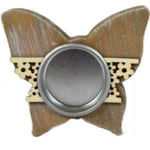 Świecznik motylek na tealight podstawka