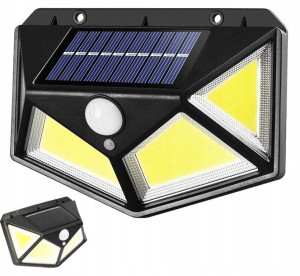 Lampa Solarna Z Czujnikiem Ruchu Zmierzchu 2000 Lm
