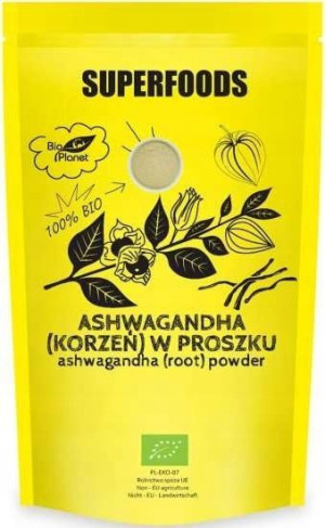 Ashwagandha Sproszkowana 150g - Bio Planet