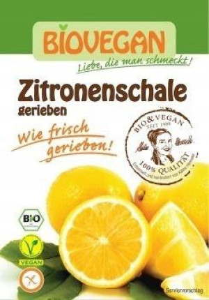 Skórka Cytryny Suszona Sproszkowana 9g - BIOVEGAN