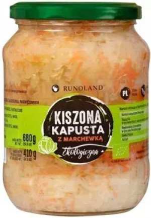 Kapusta Kiszona z Marchewką 680g - RUNOLAND
