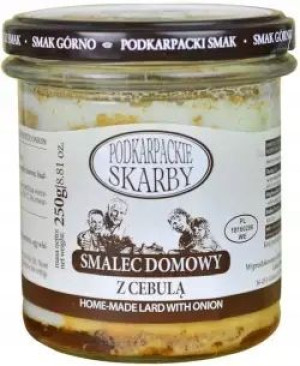 Smalec Domowy z Cebulą 250g - Podkarpackie Skarby