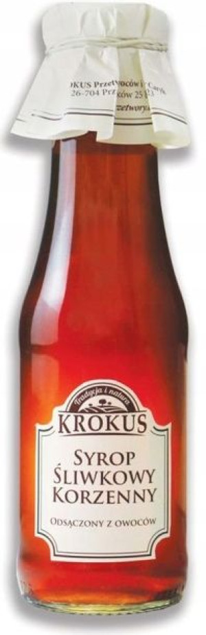 Syrop Korzenny Śliwkowy Śliwki 300ml (375g) Krokus