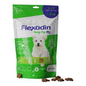 Vetoquinol Flexadin Young Dog Mini Na Wsparcie Stawów 60 Tabletek