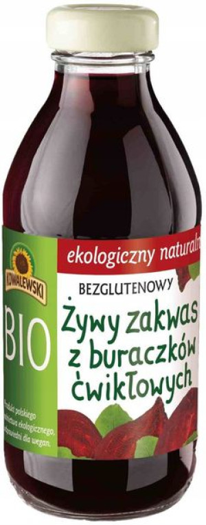 Żywy Zakwas Z Buraków Bezglutenowy Bio 320 Ml