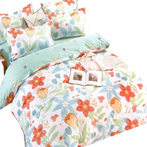 Komplet pościel 100% Bawełna 4cz. 200x200