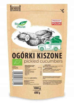 Ogórki Kiszone Bio 1 Kg (600g) (doypack) - Bio