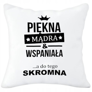 Poduszka Z Super Nadrukiem Na Prezent Dzień Kobiet
