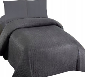 Narzuta Pikowana Dwustronna 220x240 Pled Kolor Koc