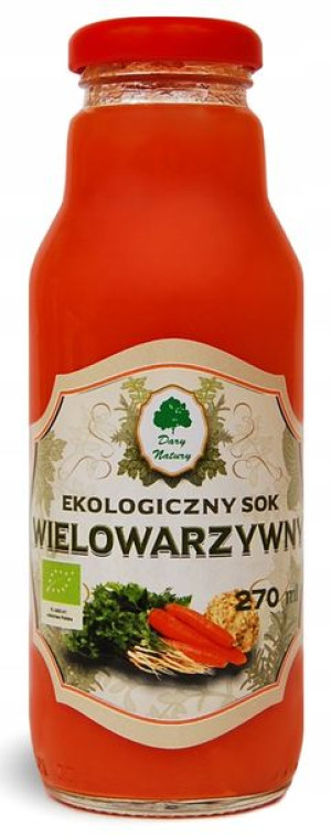 Sok Wielowarzywny Nfc Bio 270 Ml - Dary Natury