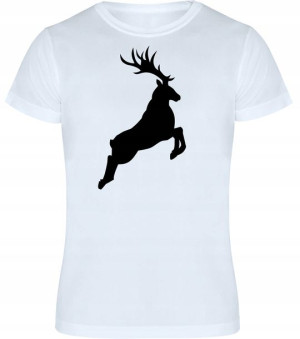 T-shirt Koszulka Męska Świąteczna Renifer - Xxl