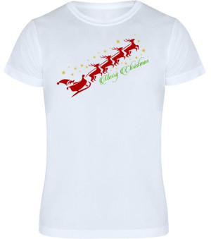 T-shirt Koszulka Męska Świąteczna Nadruk - S