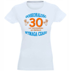 T-shirt Koszulka Damska Prezent Urodziny 30 - Xl