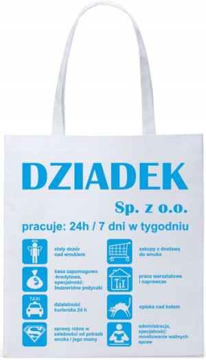 Eko Torba Zakupy Ekologiczna Prezent Dzień Dziadka