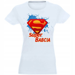 T-shirt Koszulka Damska Nadruk Dla Babci - M