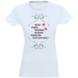 T-shirt Koszulka Damska Nadruk Dla Babci - M