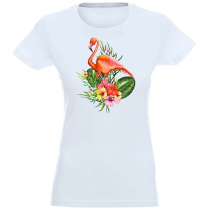 T-shirt Koszulka Damska Nadruk Flaming Summer Xl