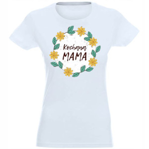 T-shirt Koszulka Damska Nadruk Kochana Mama M