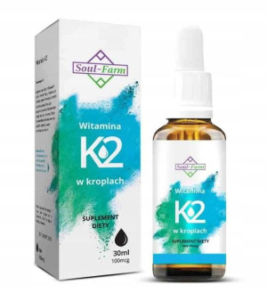 Witamina K2 W Kroplach (100 Mcg) 30 Ml - Soul Farm