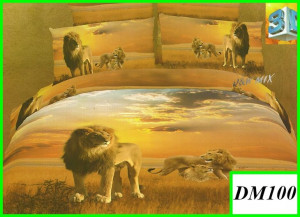 Ekskluzywna Pościel 3D Satyna Bawełniana 160x200cm