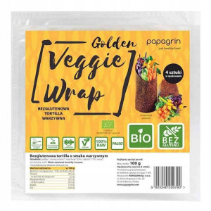 Tortilla Wraps Warzywna Złota Bg Papagrin