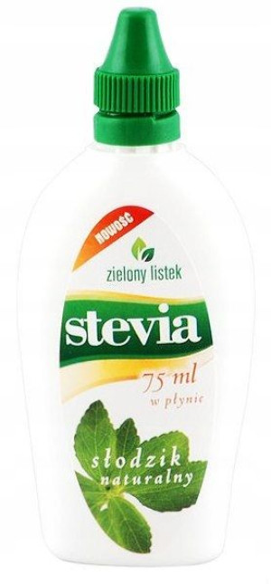 Stewia w Płynie Słodzik Naturalny Zielony Listek