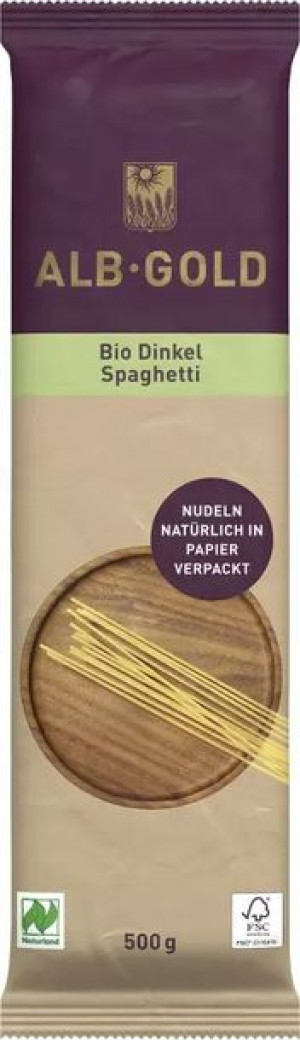 Makaron Orkiszowy Spaghetti 500g - ALB-GOLD