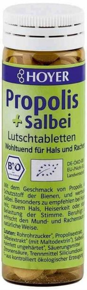 Tabletki Do Ssania Propolis + Szałwia - Hoyer