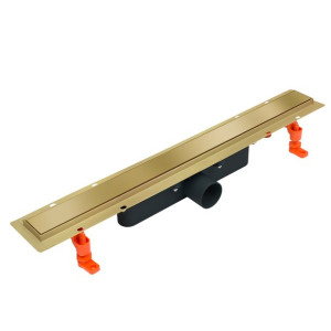 Odpływ liniowy metalowy 60cm DUO GOLD SHINE (GL5118GS)