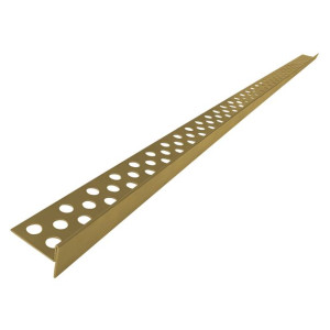 Nierdzewna listwa do spadku krawędziowania 120cm lewa złota (LK010L)