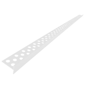 Nierdzewna listwa do spadku krawędziowania 120cm prawa biała (LK009P)