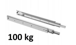 Prowadnica kulkowa łożyskowa,  H-53 mm,  L-550 mm,  100 kg