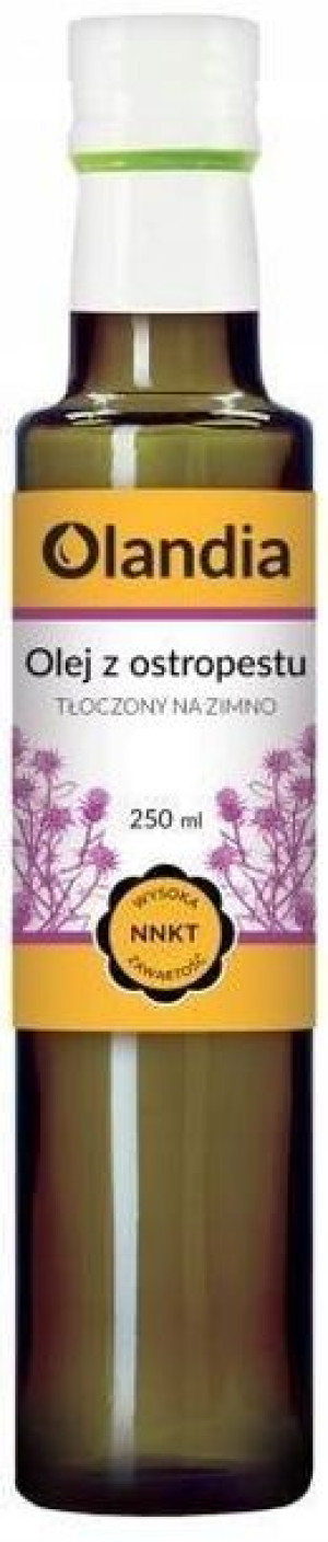 Olej Z Ostropestu Plamistego Tłoczony Na Zimno