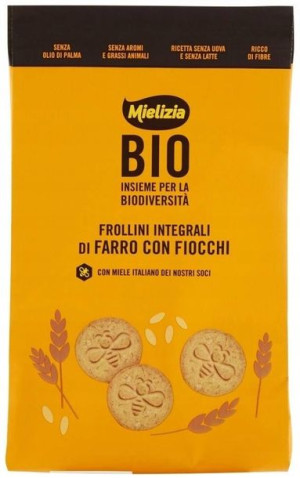 Ciastka Orkiszowe Frollini Pełnoziarniste Bio 300g