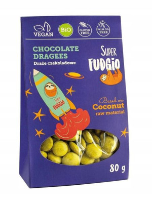 Draże Drażetki Czekoladowe Bezglutenowe Bio 80g