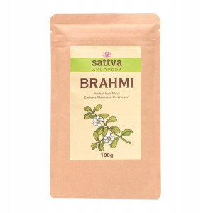 Maseczka Do Włosów Ziołowa Brahmi 100 G - Sattva