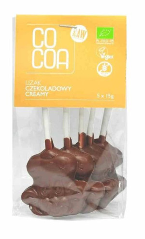 Lizaki Czekoladowe Creamy Bezglutenowe Bio Cocoa