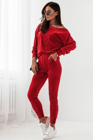 Komplet dresowy KANAVA 5XL/6XL Czerwony